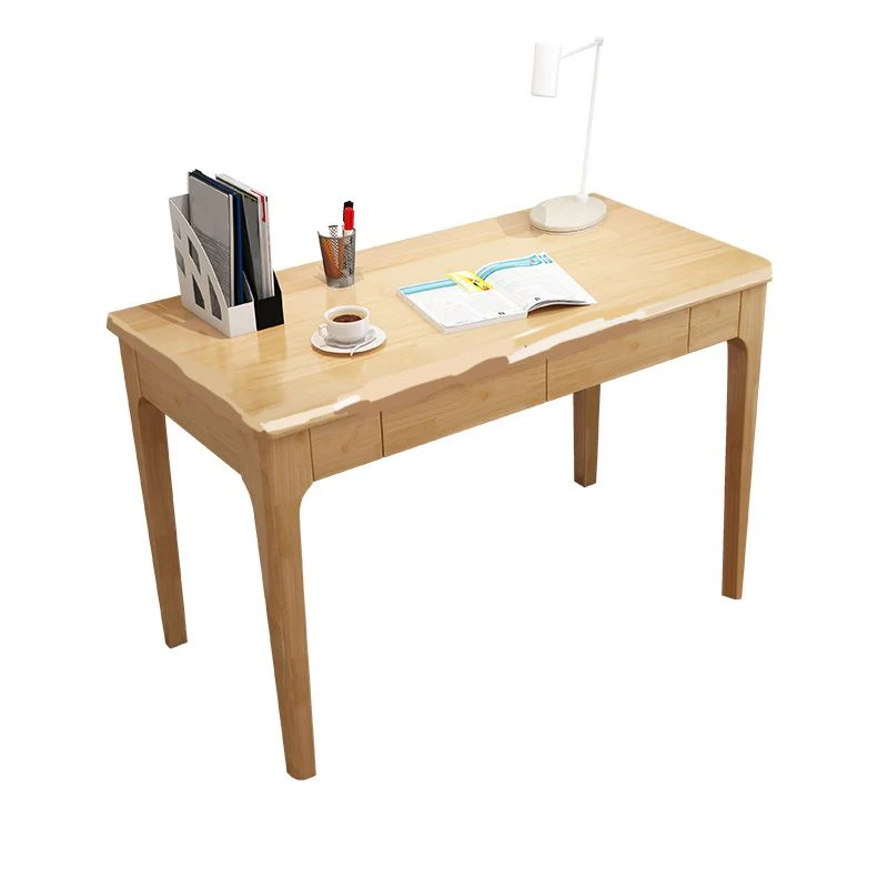 Scrivania per computer Parsons moderna, rettangolare, legno massello Clearhalo
