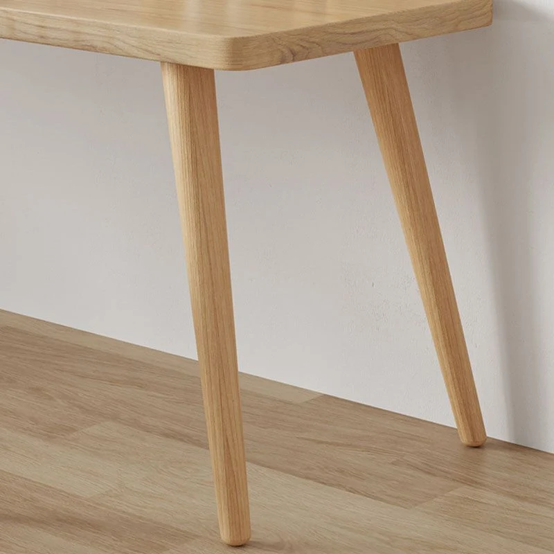 Scrivania per laptop moderna e contemporanea forma di L legno massello Clearhalo