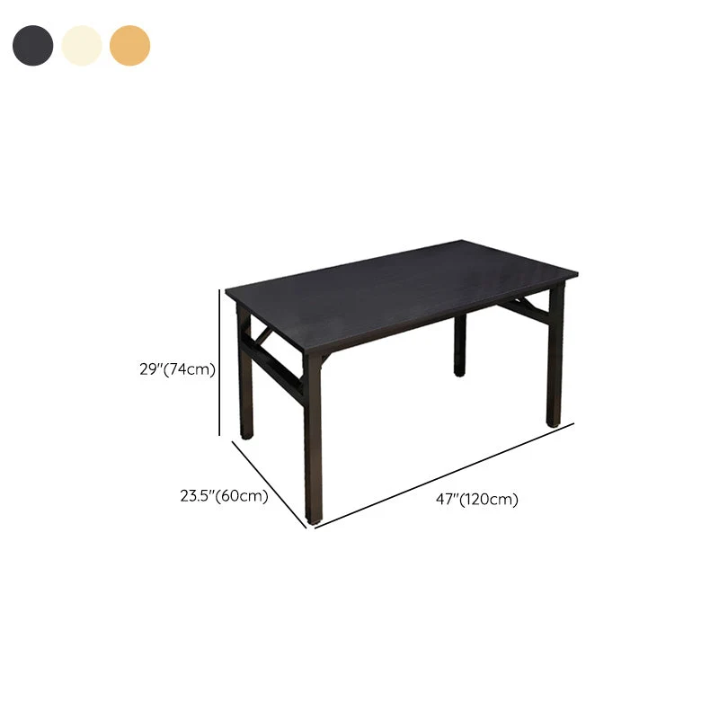 Scrivania pieghevole per la casa stile moderno. Scrivania da ufficio rettangolare con base Parsons Clearhalo