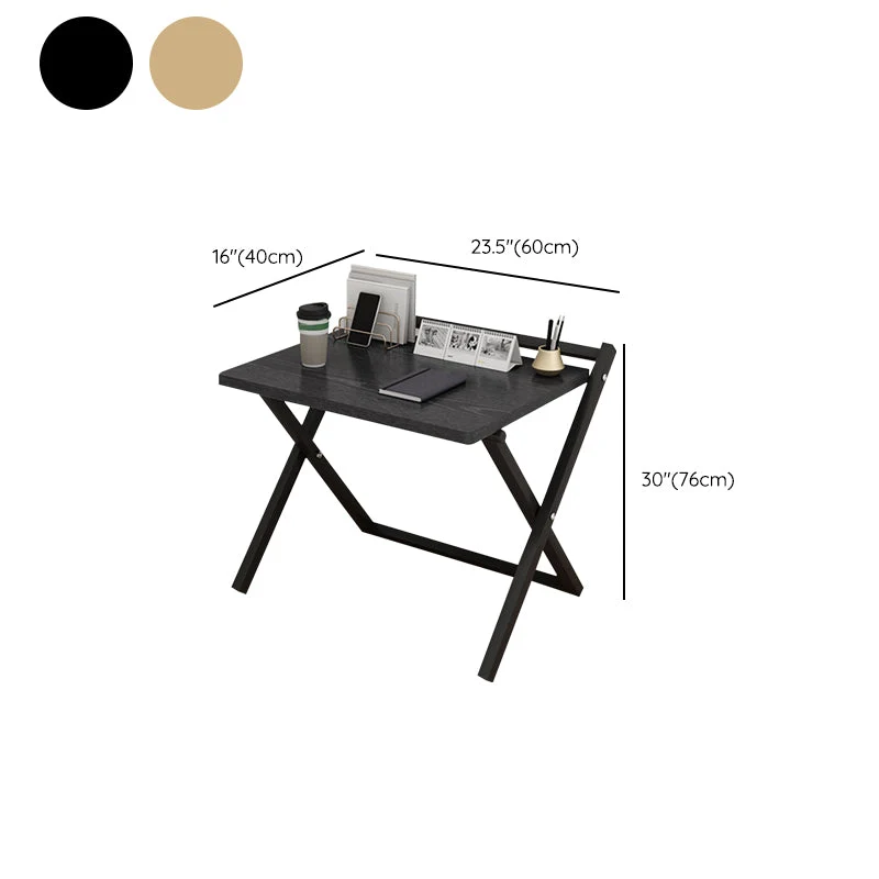 Scrivania pieghevole per ufficio e casa Scrivania moderna con base su trespolo acciaio Clearhalo