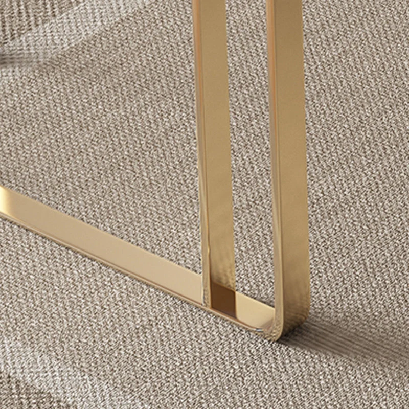 Scrivania rettangolare con piano pietra, stile glam, per ufficio Clearhalo