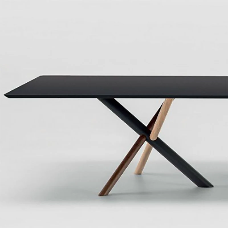 Scrivania rettangolare per casa e ufficio. Scrivania da ufficio legno stile industriale Clearhalo