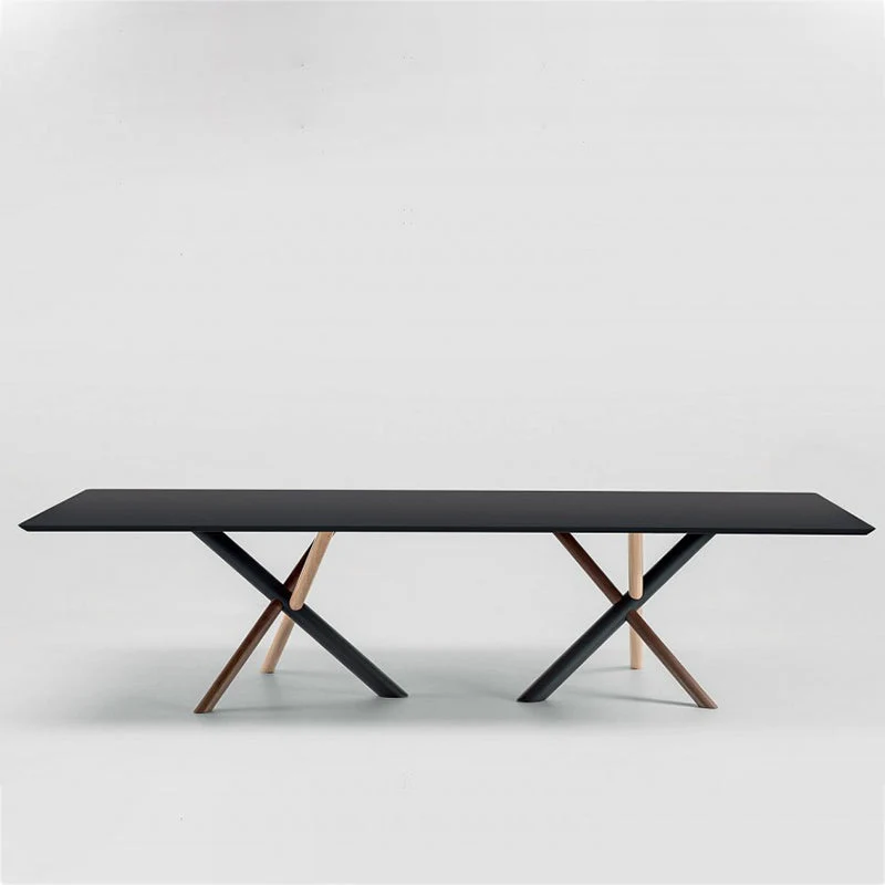 Scrivania rettangolare per casa e ufficio. Scrivania da ufficio legno stile industriale Clearhalo