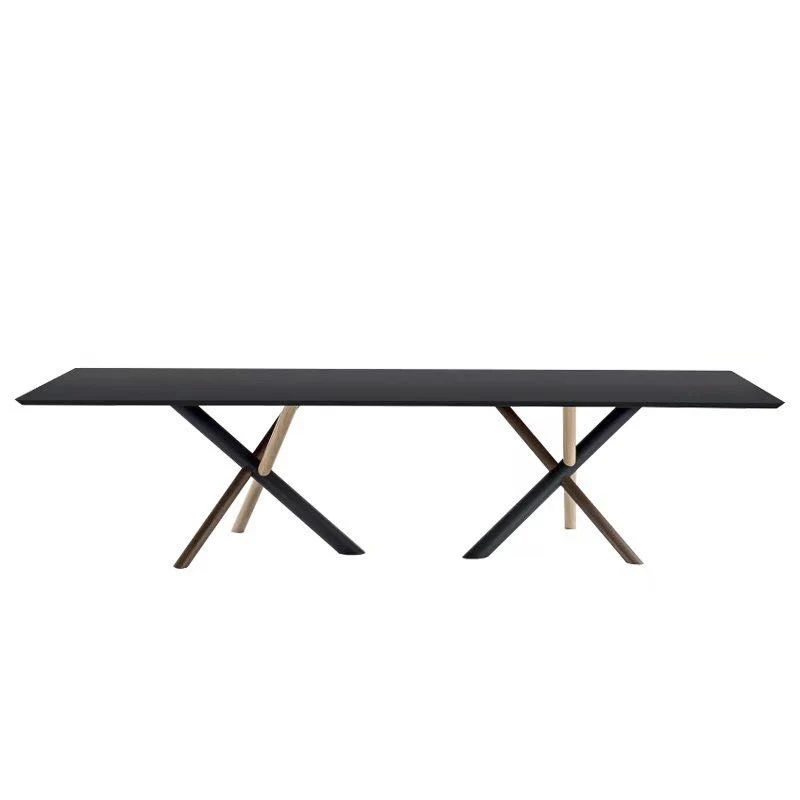 Scrivania rettangolare per casa e ufficio. Scrivania da ufficio legno stile industriale Clearhalo