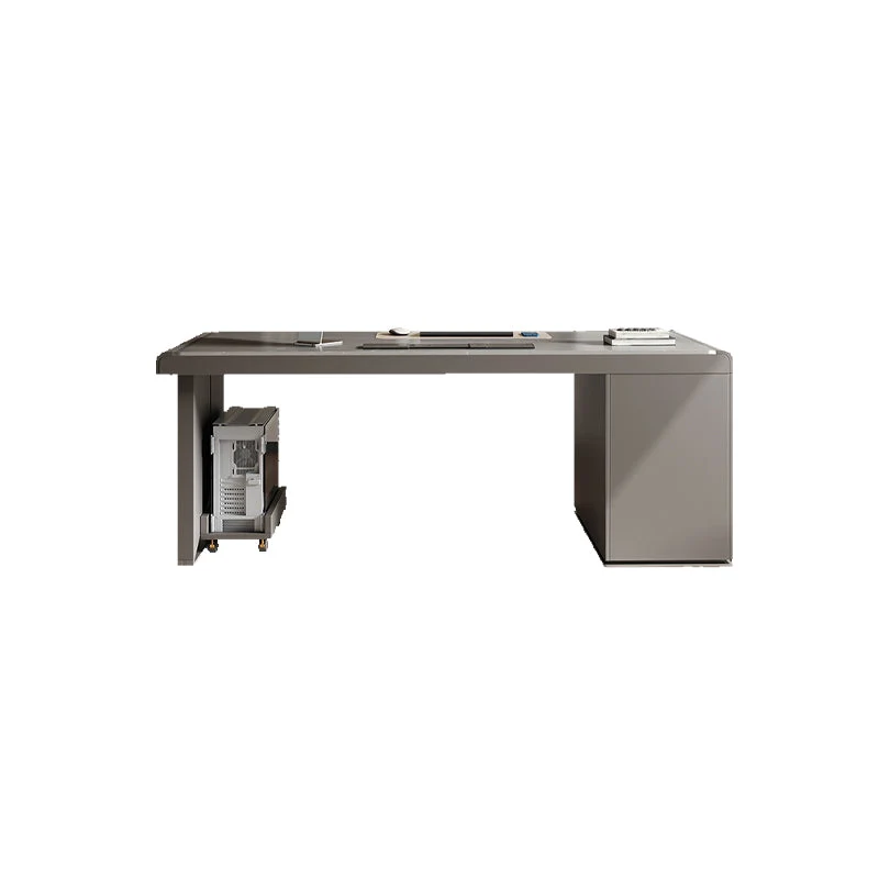 Scrivania da ufficio con piano pietra rettangolare Scrivania per computer stile moderno per ufficio Clearhalo