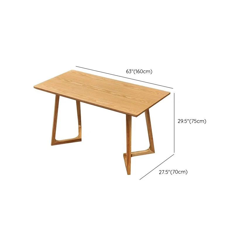 Scrivania da ufficio contemporanea legno Scrivania operativa di forma rettangolare per ufficio Clearhalo
