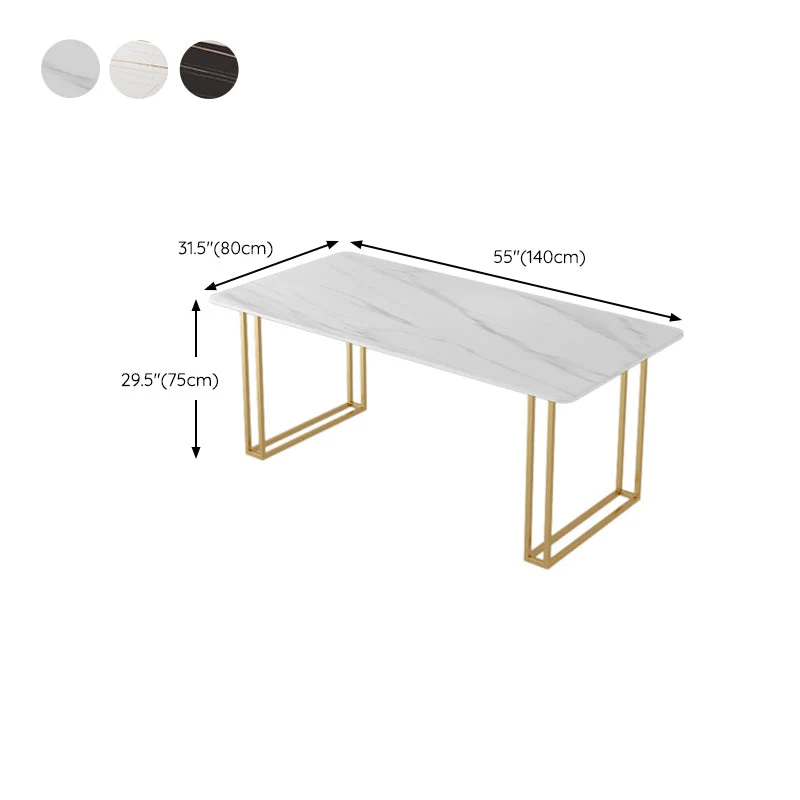 Scrivania da ufficio curva Glam Stone, scrivania alta 29,53 pollici con base slitta Clearhalo