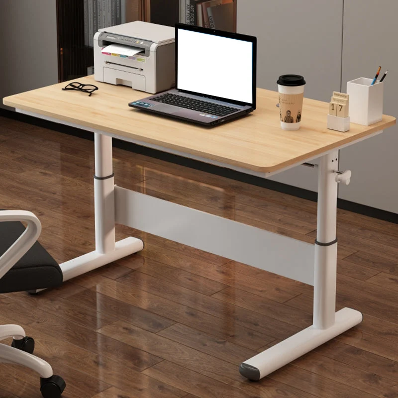 Scrivania da ufficio Grass di forma rettangolare con 0/1 cassetto Clearhalo