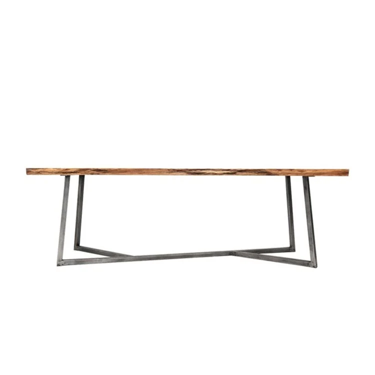 Scrivania da ufficio industriale da 29,5" H. Scrivania rettangolare con gambe metallo Clearhalo
