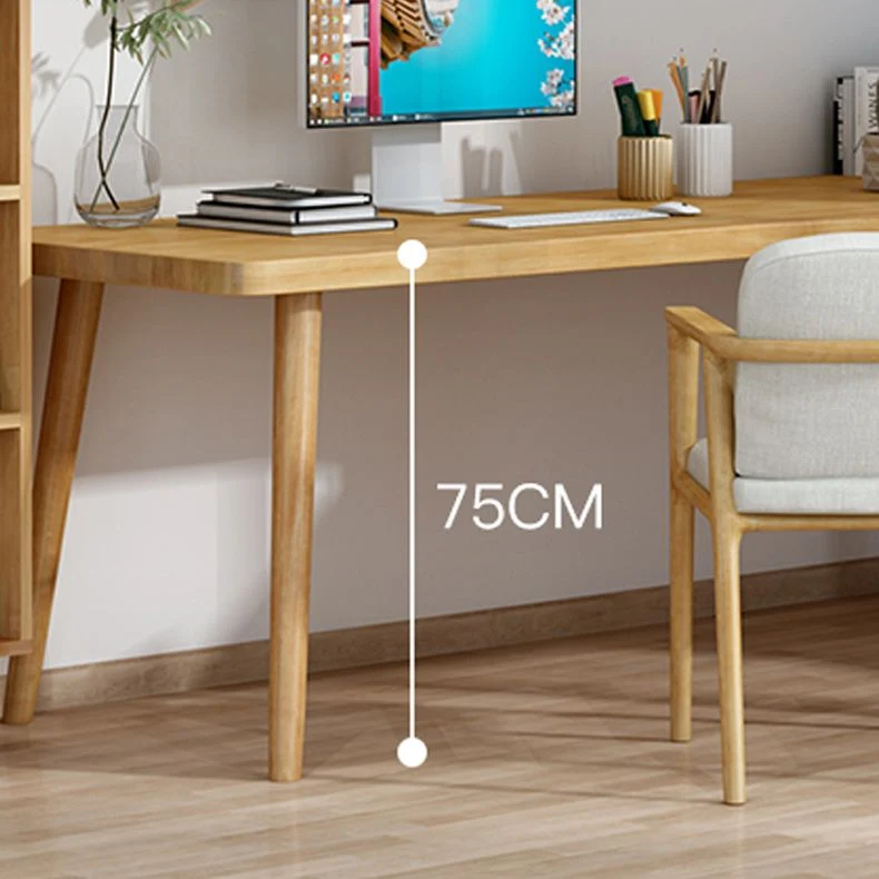 Scrivania da ufficio legno massello forma di L stile moderno Clearhalo