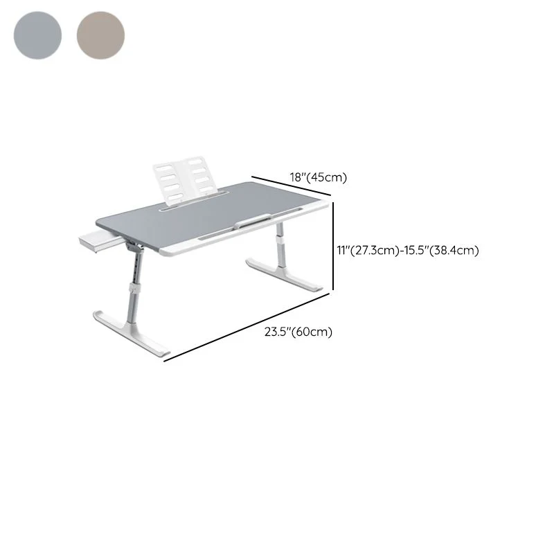 Scrivania da ufficio moderna con base forma di T e gambe metallo Clearhalo
