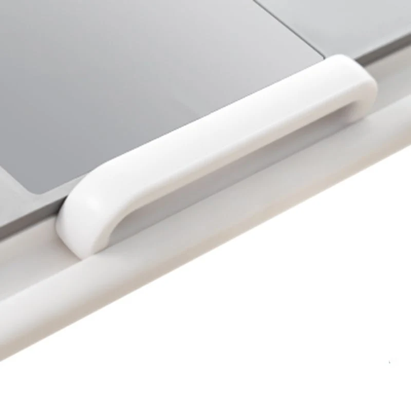 Scrivania da ufficio moderna con base forma di T e gambe metallo Clearhalo