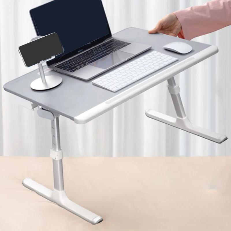 Scrivania da ufficio moderna con base forma di T e gambe metallo Clearhalo