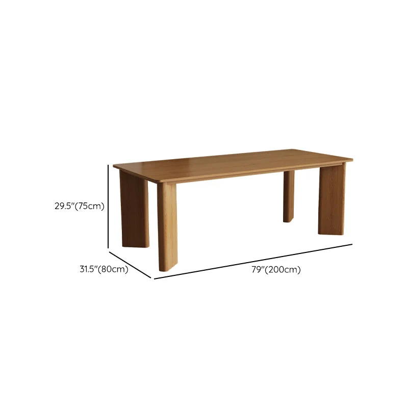 Scrivania da ufficio moderna di forma rettangolare. Scrittoio legno naturale Clearhalo