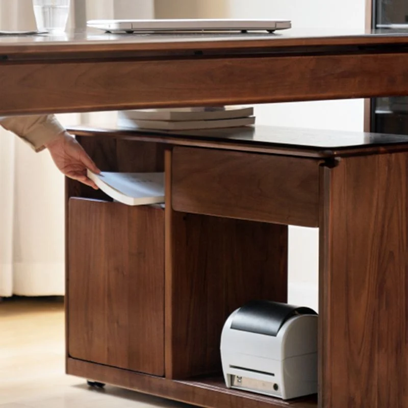 Scrivania da ufficio moderna legno Scrivania operativa di forma rettangolare con 4 gambe Clearhalo