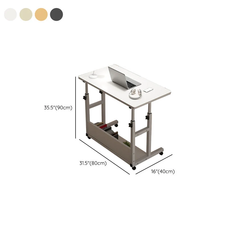 Scrivania da ufficio stile moderno per camera da letto, scrivania ad altezza regolabile Clearhalo