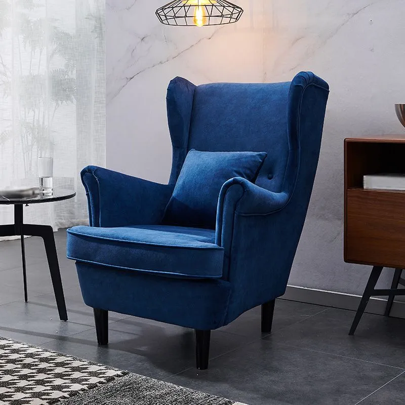 Sedia con schienale capitonnè e braccioli arrotolati, 37,80" L √ó 32,28" L √ó 39,76" Clearhalo