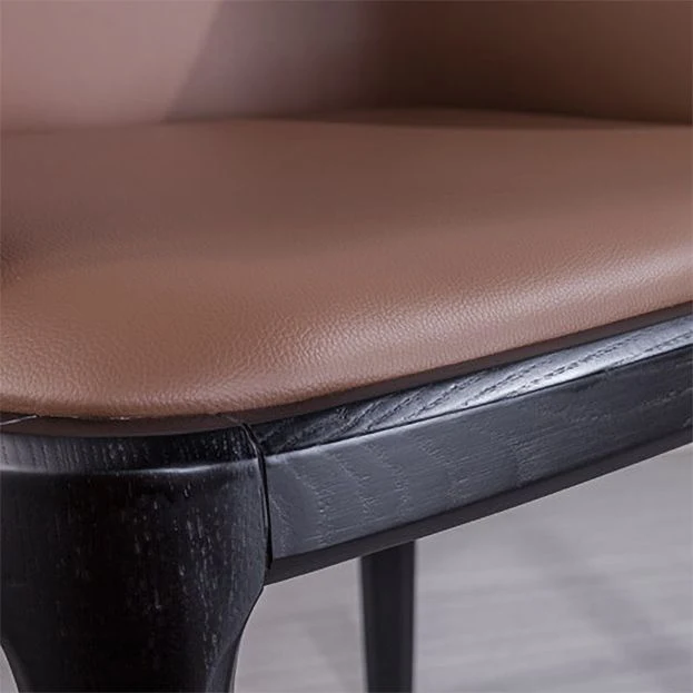 Sedia con schienale massiccio legno scandinavo, sala da pranzo, cucina, poltrona con braccioli Clearhalo