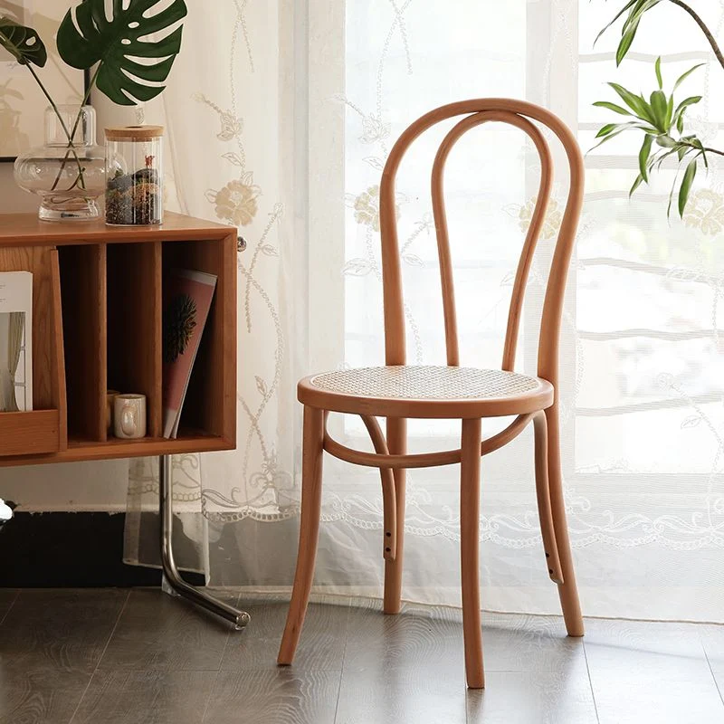 Sedia con schienale Windsor stile scandinavo per sedie da pranzo legno per la casa Clearhalo