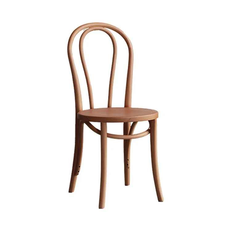 Sedia con schienale Windsor stile scandinavo per sedie da pranzo legno per la casa Clearhalo