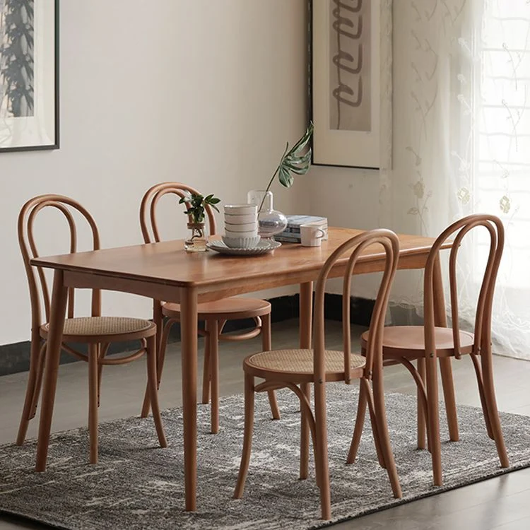 Sedia con schienale Windsor stile scandinavo per sedie da pranzo legno per la casa Clearhalo