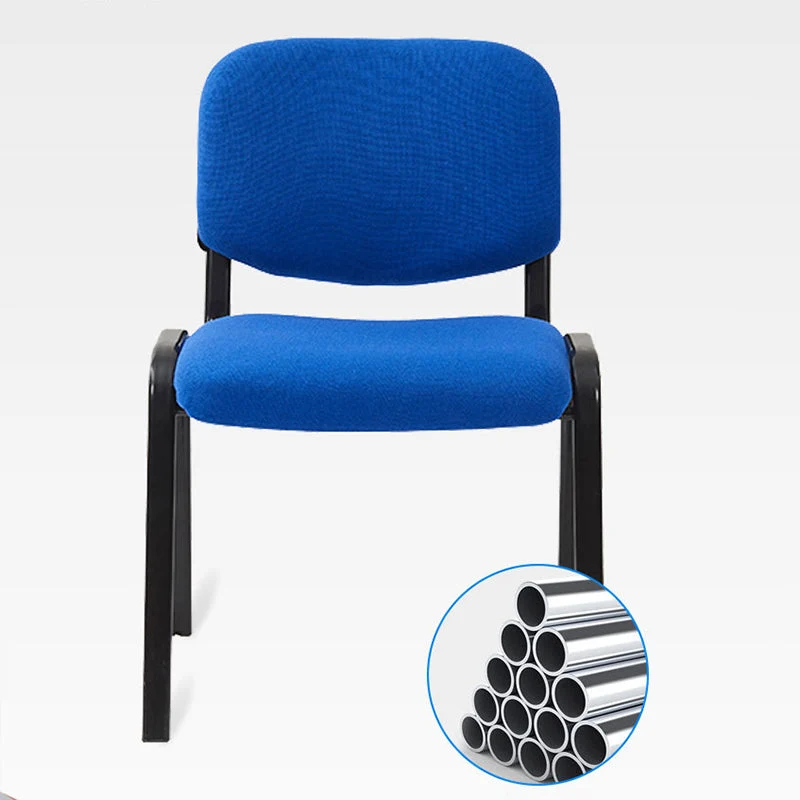 Sedia da conferenza con schienale basso Sedia moderna imbottita con braccioli fissi Clearhalo