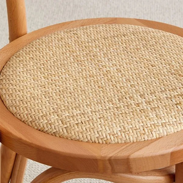 Sedia contemporanea legno massello di faggio Windsor, sedie da cucina, lato posteriore Clearhalo