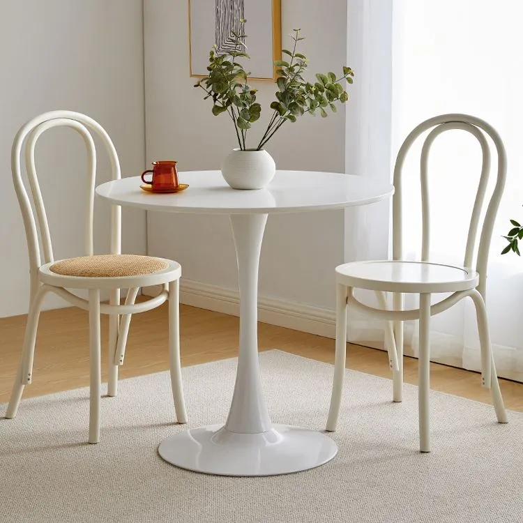 Sedia contemporanea legno massello di faggio Windsor, sedie da cucina, lato posteriore Clearhalo