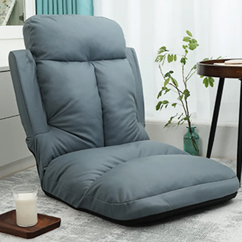 Sedia convertibile ecopelle/lino 20,8" L x 21,6" L x 25,9" Clearhalo