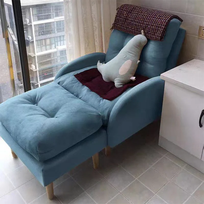Sedia convertibile lino 24,8" L x 33,4" L x 36,2 " Sedia per soggiorno Clearhalo