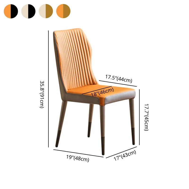 Sedia da cucina legno di quercia stile scandinavo, sedie da pranzo con schienale massiccio Clearhalo