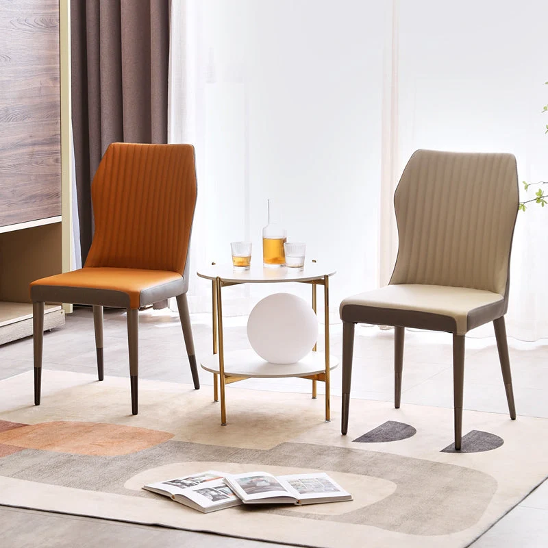 Sedia da cucina legno di quercia stile scandinavo, sedie da pranzo con schienale massiccio Clearhalo