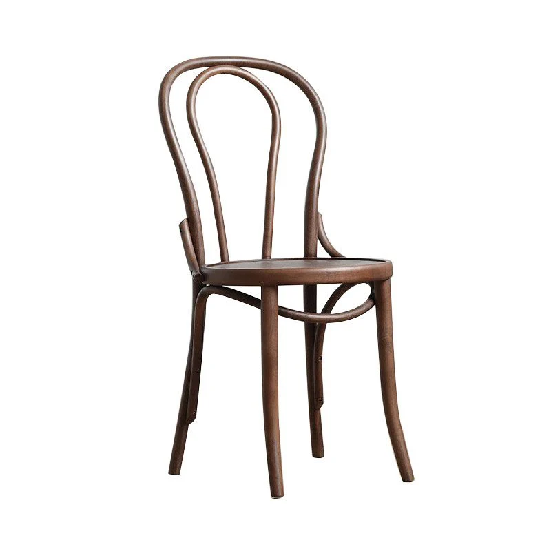 Sedia da cucina tradizionale legno per sala da pranzo, sedia Windsor con schienale laterale Clearhalo