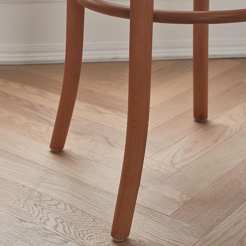 Sedia da cucina tradizionale legno per sala da pranzo, sedia laterale con schienale doghe Clearhalo