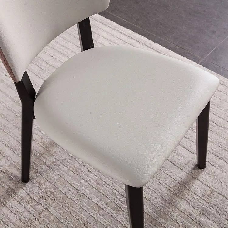 Sedia imbottita per sala da pranzo Sedia da pranzo ecopelle per la casa industriale Clearhalo