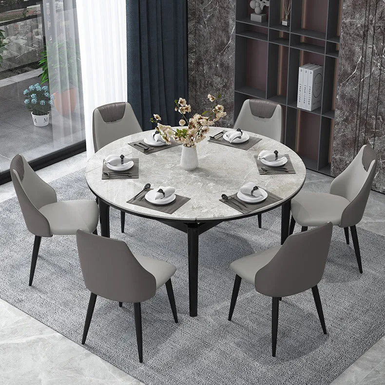 Sedia industriale ecopelle Parsons con braccioli per sala da pranzo Clearhalo