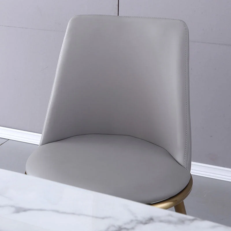 Sedia industriale Parsons Sedia laterale da pranzo per cucina con schienale massiccio Clearhalo