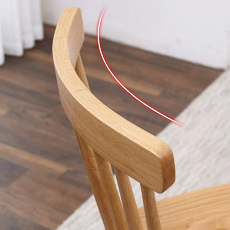 Sedia laterale contemporanea legno massello con finitura metallica Sedia Windsor per interni ed esterni Clearhalo