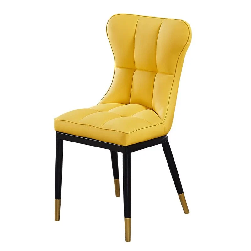 Sedia laterale imbottita scandinava Sedie con schienale massiccio senza braccioli Clearhalo
