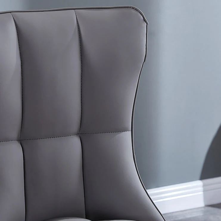 Sedia laterale imbottita scandinava Sedie con schienale massiccio senza braccioli Clearhalo
