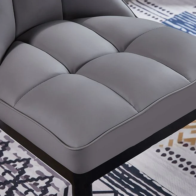 Sedia laterale imbottita scandinava Sedie con schienale massiccio senza braccioli Clearhalo