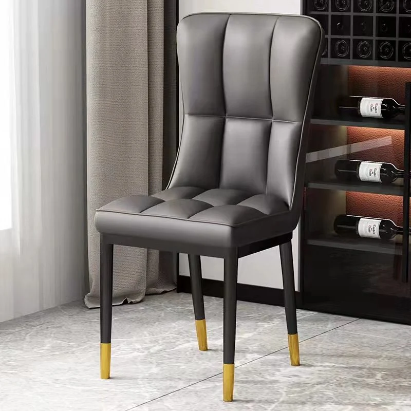 Sedia laterale imbottita scandinava Sedie con schienale massiccio senza braccioli Clearhalo