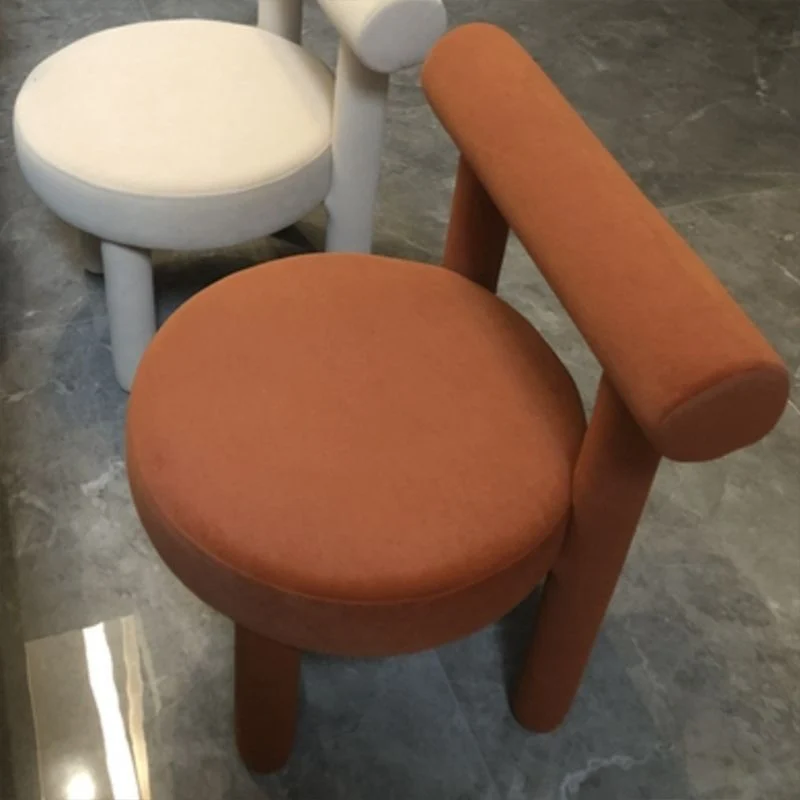 Sedia laterale imbottita Sedia da pranzo con schienale aperto per sala da pranzo Clearhalo