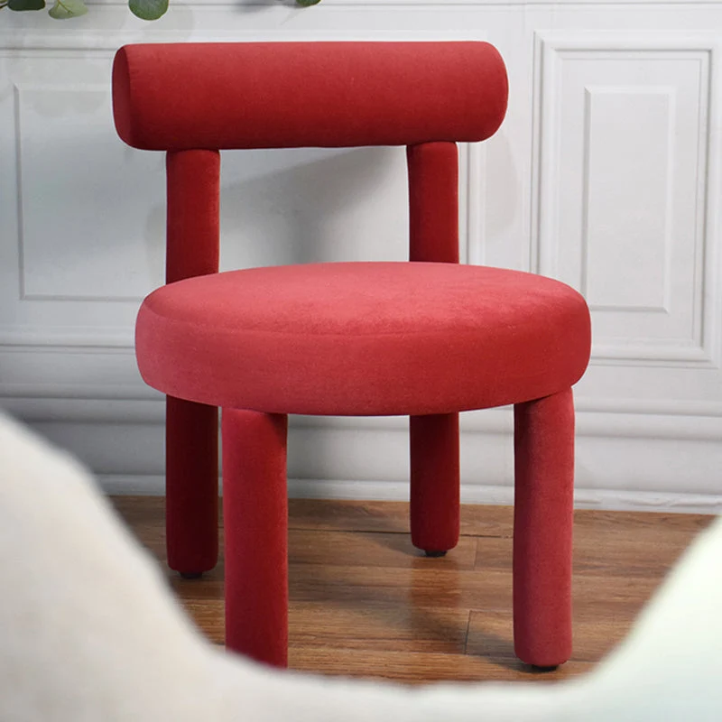 Sedia laterale imbottita Sedia da pranzo con schienale aperto per sala da pranzo Clearhalo
