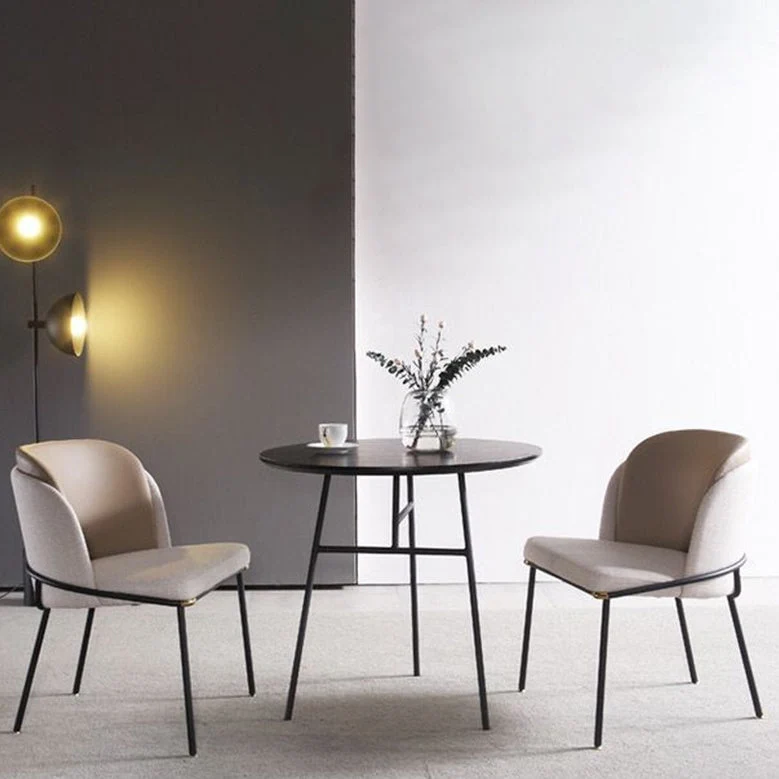 Sedia laterale imbottita Sedia da pranzo stile moderno per sala da pranzo Clearhalo