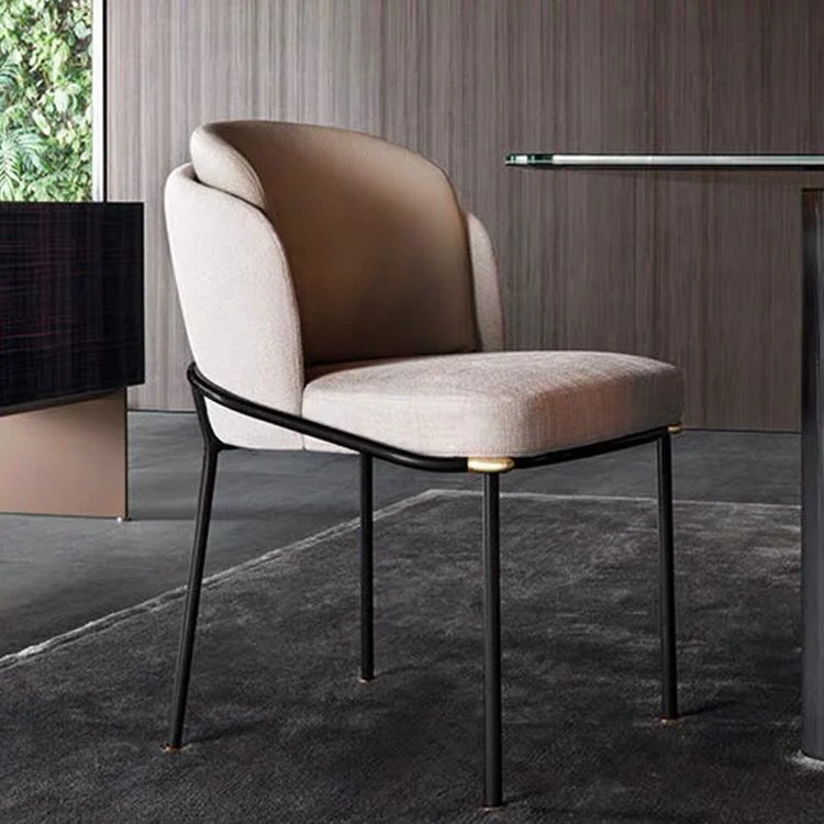 Sedia laterale imbottita Sedia da pranzo stile moderno per sala da pranzo Clearhalo