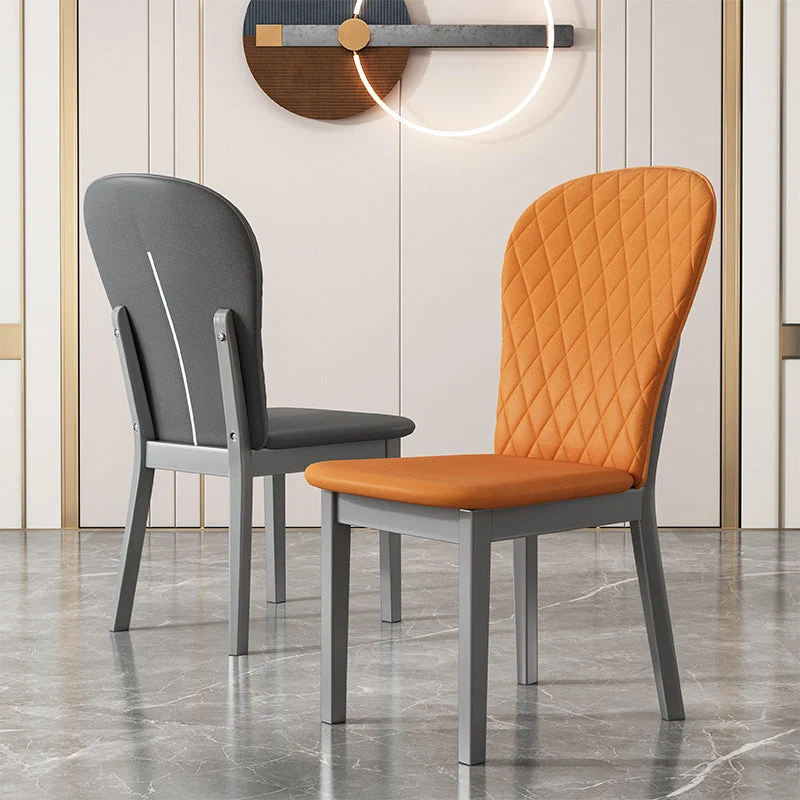 Sedia laterale industriale legno per interni ed esterni Parsons Chair senza braccioli Clearhalo