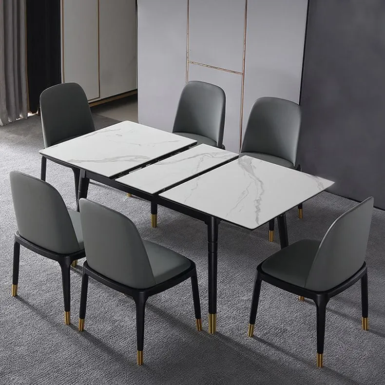 Sedia laterale industriale per interni Sedia da sala da pranzo imbottita legno con schienale massiccio Clearhalo