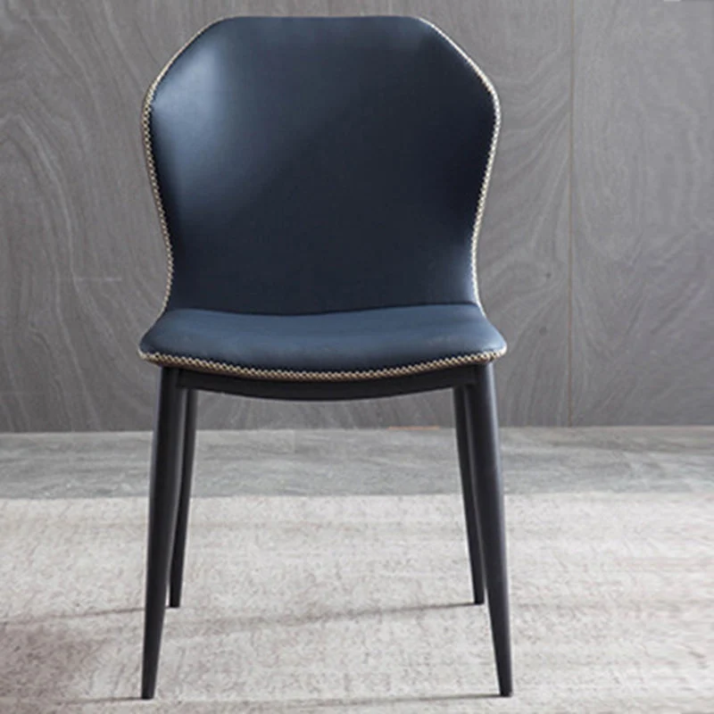 Sedia laterale industriale Sedia da sala da pranzo Wingback per cucina Clearhalo