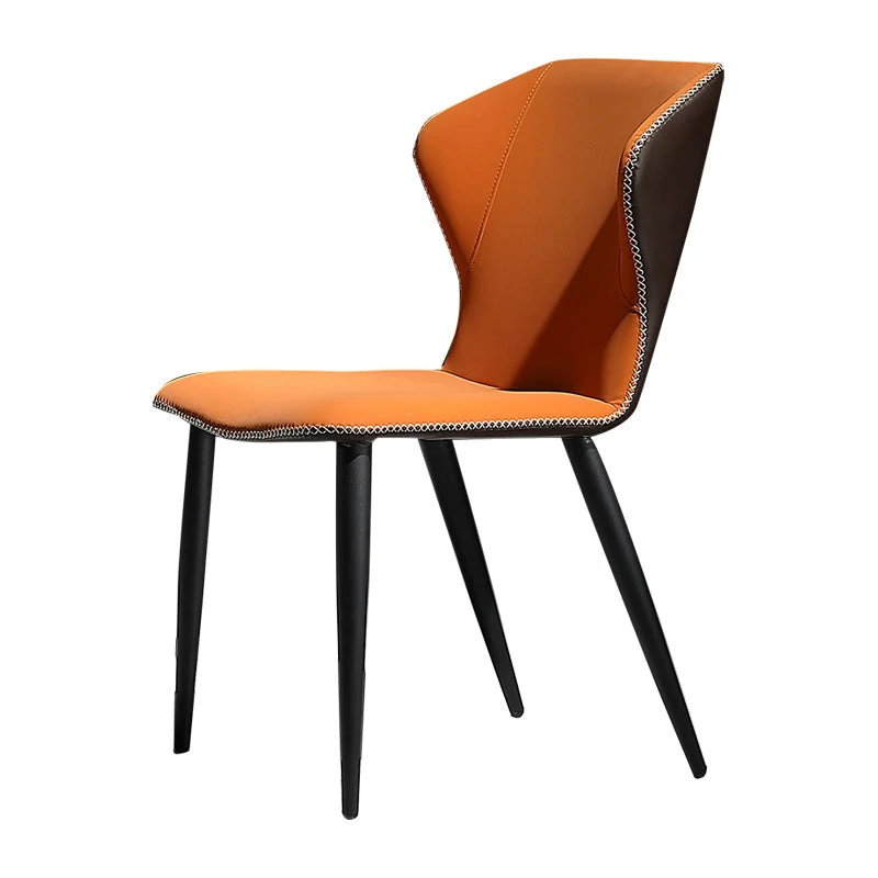 Sedia laterale industriale Sedia da sala da pranzo Wingback per sala da pranzo Clearhalo
